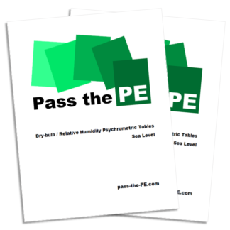 The Psychrometric Tables: Sea Level