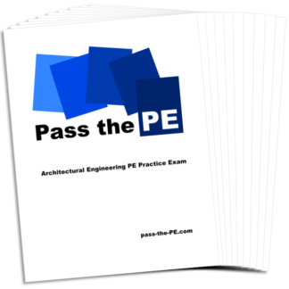Architectural Engineering Bundle: PE Practice Exam + Coefficients for Common Equations + All Psychrometric Tables